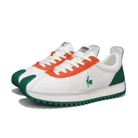 Men’s Street Sneakers - D5-6003-WHITE green / 36
